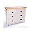Argenta 6 Drawer Chest of Drawers Brass Cup Handle
