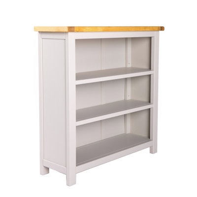 Argenta Light Grey Bookcase 90x90x30cm