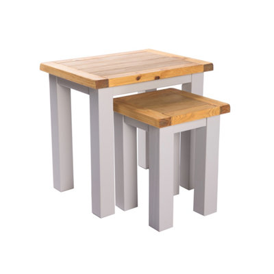 Argenta Light Grey Set of 2 Nest of Tables