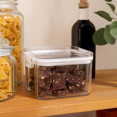 Argon Tableware 460ml Food Storage Containers - 3x Airtight Reusable ...