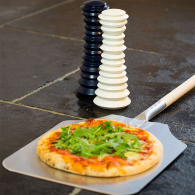 Argon Tableware - Aluminium Pizza Peel with Wooden Handle - 31cm