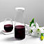 Argon Tableware - Brocca Glass Carafe with Silicone Lid - 1.2 Litre - Clear