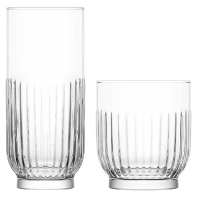 Argon Tableware - Campana Glassware Set - 12pc - Clear