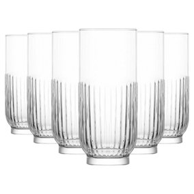 Argon Tableware - Campana Highball Glasses - 395ml - Pack of 24 - Clear