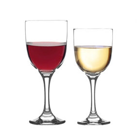Argon Tableware - Campana Wine Glasses Set - 12pc - Clear