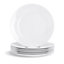 Argon Tableware - Classic Dessert Plates - 19cm - Pack of 6 - White