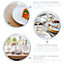 Argon Tableware - Classic Latte Mugs - 285ml - Pack of 6 - White