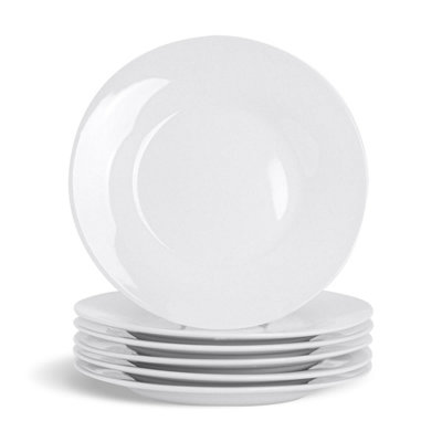 Argon Tableware - Classic Side Plates - 15.5cm - Pack of 6 - White