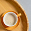 Argon Tableware - Coloured Cappuccino Cup & Saucer Set - 250ml - 12pc - Blue/Yellow