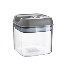 Argon Tableware - Flip Lock Plastic Food Storage Container - 500ml - Grey