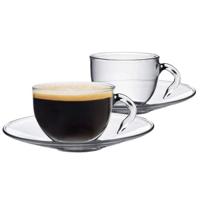 Hommage double espresso cup and saucer