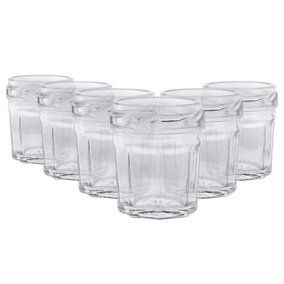 Argon Tableware Glass Jam Jars - 42ml - Pack of 6