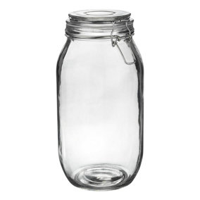 Argon Tableware - Glass Storage Jar - 2 Litre - Clear Seal