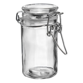 Argon Tableware - Glass Storage Jar - 70ml - Clear Seal