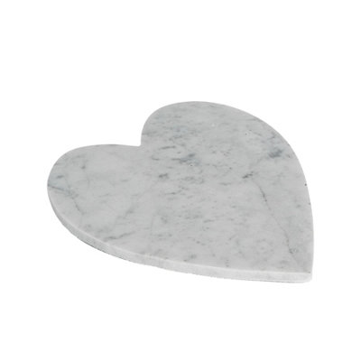 Argon Tableware - Heart Marble Chopping Board - 23 x 27cm