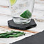 Argon Tableware - Hexagon Slate Placemats & Coasters Set - 12pc
