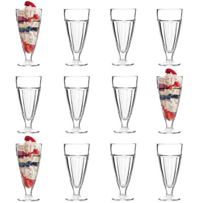 Argon Tableware - Ice Cream Sundae Glasses - 350ml - Pack of 12