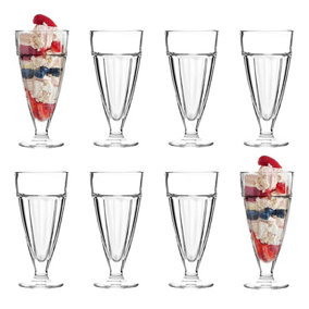 Argon Tableware - Ice Cream Sundae Glasses - 350ml - Pack of 8