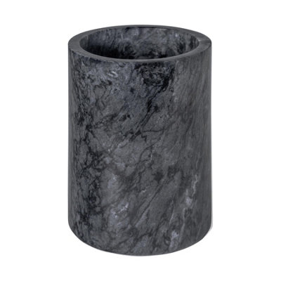 Argon Tableware - Marble Wine Bottle Cooler - 13cm - Black