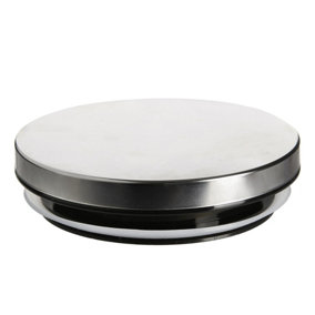 Argon Tableware - Metallic Scandi Storage Jar Lid - 10cm - Silver