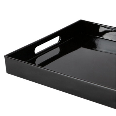 Argon Tableware - Rectangle Serving Tray - 34.5 x 25cm - Black - 6