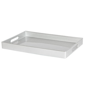 Argon Tableware - Rectangle Serving Tray - 34.5 x 25cm - Silver