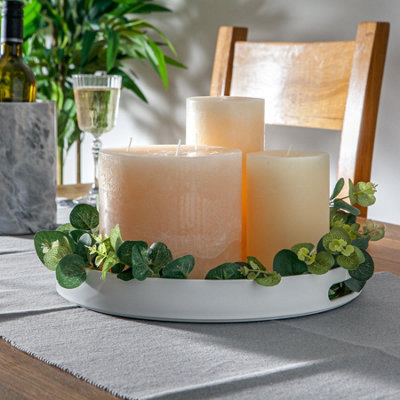Argon Tableware - Round Serving Trays - 33cm - White - Pack of 6 - 5