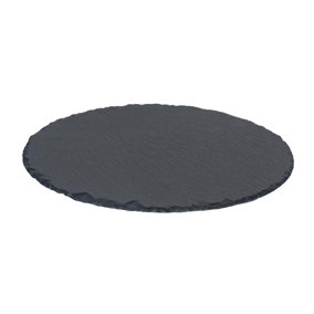 Argon Tableware - Round Slate Serving Platter - 33cm