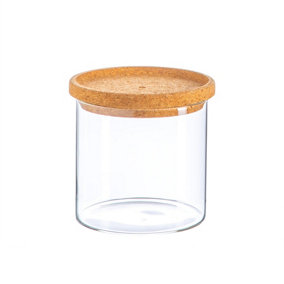 Argon Tableware - Scandi Storage Jar with Cork Lid - 550ml