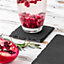 Argon Tableware - Slate Placemats & Coasters Set - 30cm x 20cm - Grey