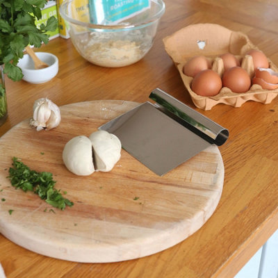 Argon Tableware Stainless Steel Dough Scraper - 13.5cm - 5