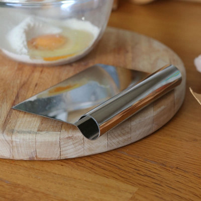 Argon Tableware Stainless Steel Dough Scraper - 13.5cm - 6