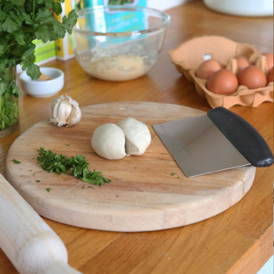 Argon Tableware Stainless Steel Dough Scraper - 15cm - 5