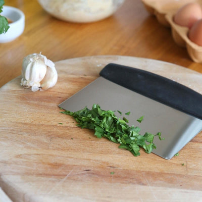 Argon Tableware Stainless Steel Dough Scraper - 15cm - 6