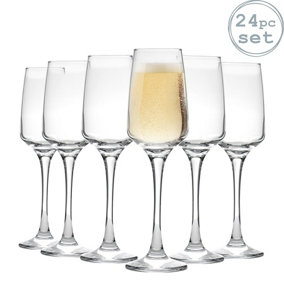 Argon Tableware - Tallo Champagne Flutes - 230ml - Pack of 24