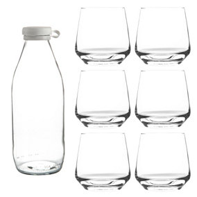 Argon Tableware - Tallo Glass Tumblers & Bottle Set - Clear