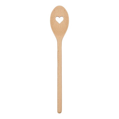 Argon Tableware Wooden Heart Cooking Spoon - 30cm