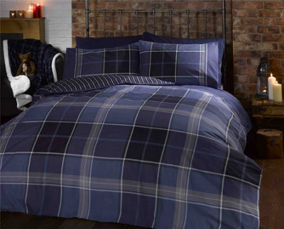 Argyle Design Tartan Duvet Cover Set