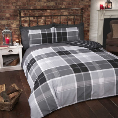 Argyle Design Tartan Duvet Cover Set