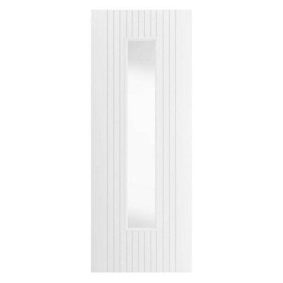 Aria White Glazed Internal Laminate Door