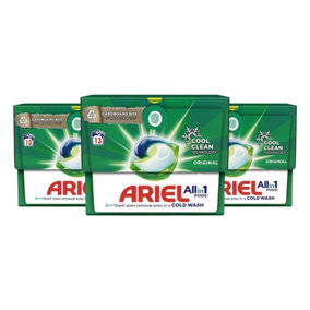 Ariel All in 1 Washing Pods 13s Original (Pack of 3)