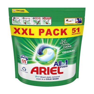 Ariel Original All in 1 Pods 51 Washes x 3