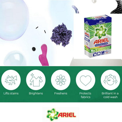 ARIEL Professional Powder Colour Laundry Detergent 100W