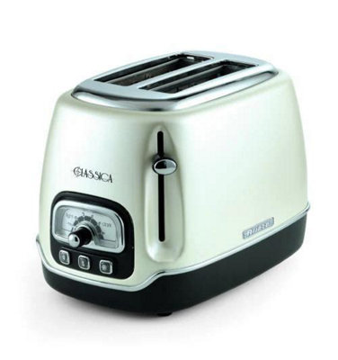 Arieta Classic Toaster 158 2 Slices 3 Functions 6 Browning Levels Pearl