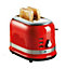 Ariete 0149R Moderna 2 Slice Toaster, Defrost Function, Red