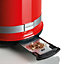Ariete 0149R Moderna 2 Slice Toaster, Defrost Function, Red