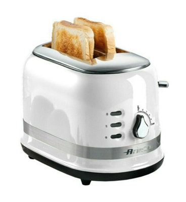 Ariete 0149W Moderna 2 Slice Toaster, Defrost Function, White