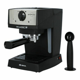 Ariete 1366 Picasso Espresso Machine Coffee Maker for Powder or Pods, Black