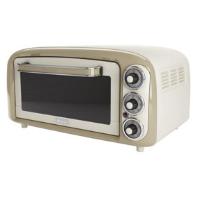 Ariete 97903 Vintage Mini Oven, 18 Litre, 1380 W, Cream
