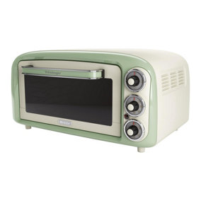 Ariete 97904 Vintage Mini Oven, 18 Litre, 1380 W, Green